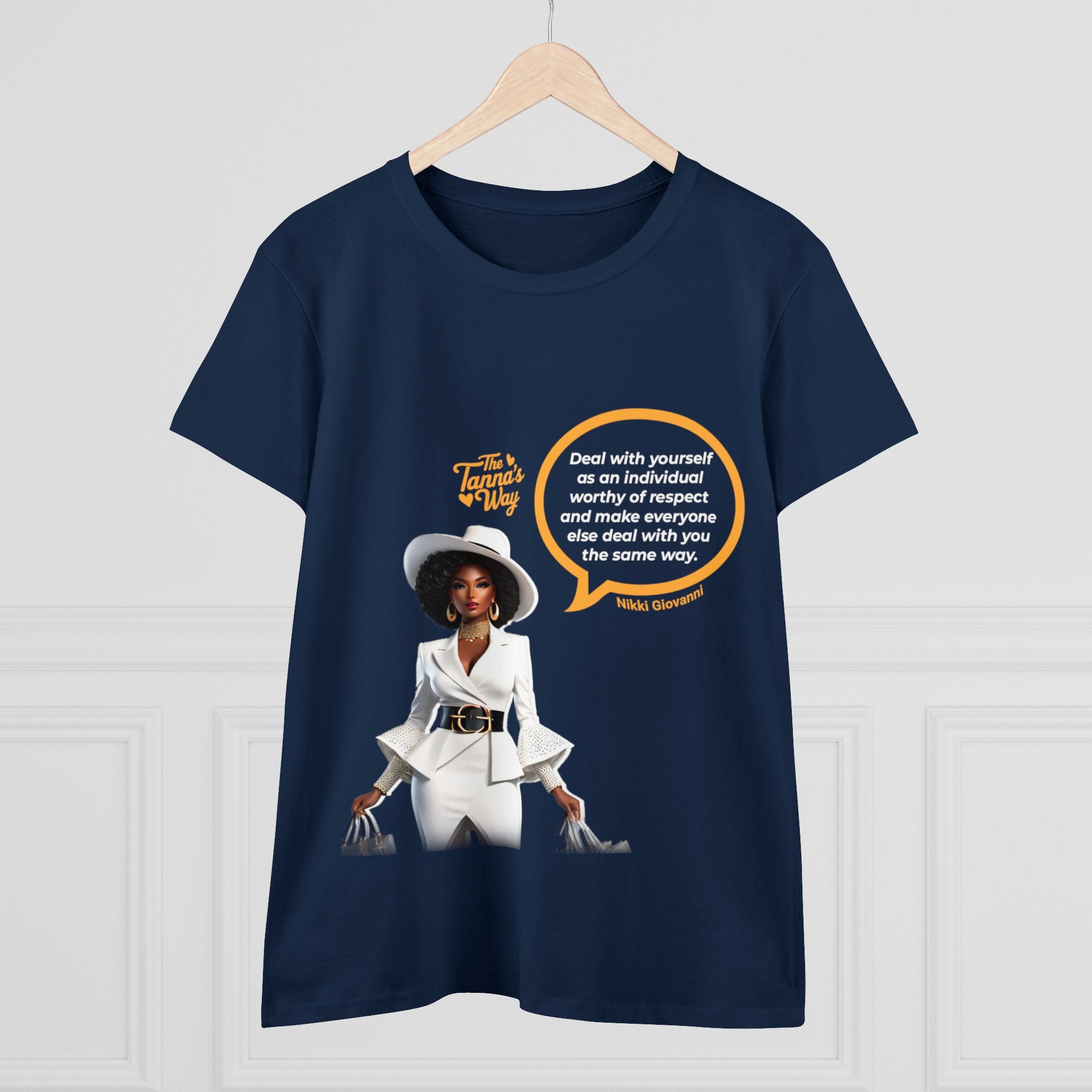 Nikki Giovanni Women's Midweight Cotton Tee